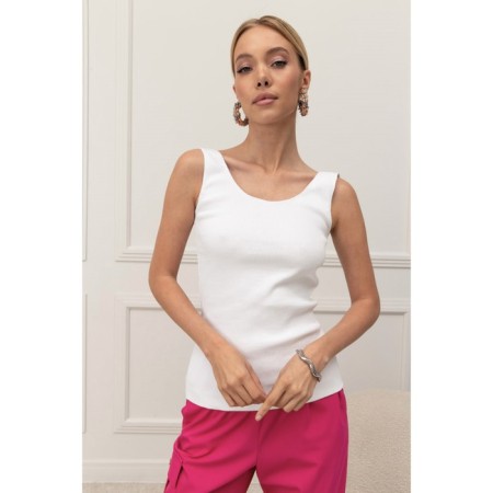 Female T -shirt Eliseeva Olesya, size 44, white color