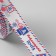 Atlas "New Year's Post", 25 mm, 23 ± 1 m, white/blue/red color