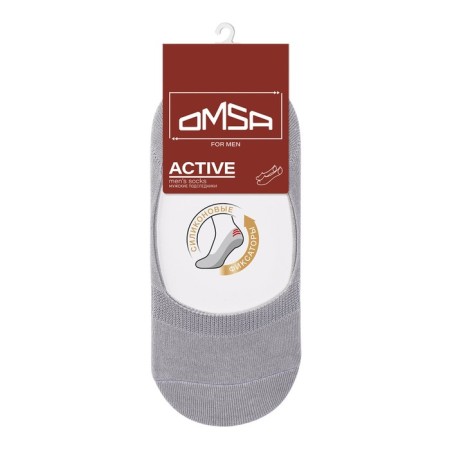 Men's socks Omsa Active, size 39-41, Grigio color