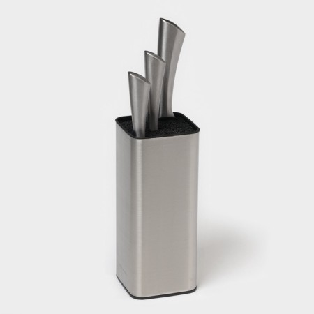 Claus stand with Magistro filler "metallic", 22.5 × 9.5 × 9.5 cm, silver-2