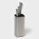 Claus stand with Magistro filler "metallic", 22.5 × 9.5 × 9.5 cm, silver