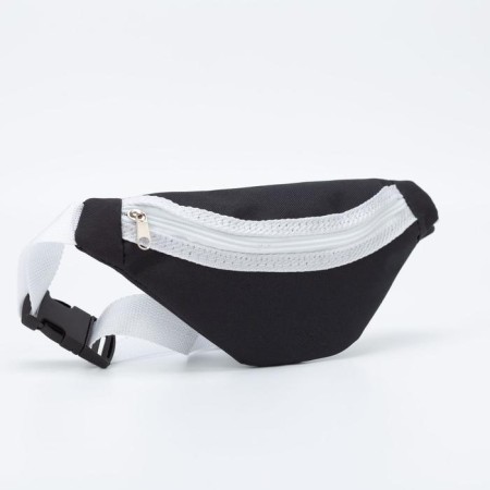 Board children's belt on a zipper, black color