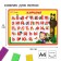 Modeling rug, A4 format "Alphabet", Masha and Bear