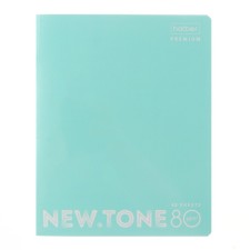 Тетрадь 48 листов в клетку, NEWtone PASTEL "Мята", обложка мелованный картон, глянцевая ламинация, блок офсет 80г/м2