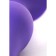 Anal plug A-Toys by Toyfa, silicone, purple, 10.2 cm