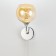 Sconces Citilux "til" CL138315, 12x27 cm, 1x60W, e27, brown color