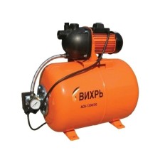 Насосная станция Вихрь АСВ -1200/50, 1200 Вт, напор 40 м, 70 л/мин, бак 50 л