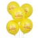 Shar Latex 12 "Happy Birthday, yellow, set 25 pcs.