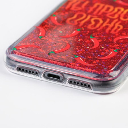IPhone 11 Pro phone case with sparkles inside Pepper, 7.14 × 14.4 cm-2
