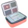 Organizer for storing documents, 37x27x10 cm, coral