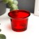 Glass of Glass "Gloss", red 4.7x6.2x6.2 cm