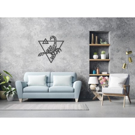Wooden decor wall -up "Scorpio", panel, puzzle Ewa Design-3
