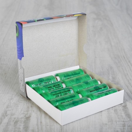 Thread Dor Tak 40/2, 400 yards, color No. 717 Green, 10 pcs in the unitary enterprise.-1