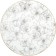 Arya Home Elegant Mandala, 24 objects, white color, white