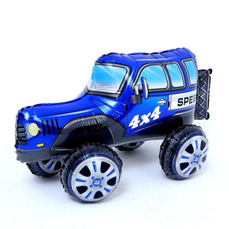 Foil ball 26 "" Jeep with wheels ", the color is blue, under the air