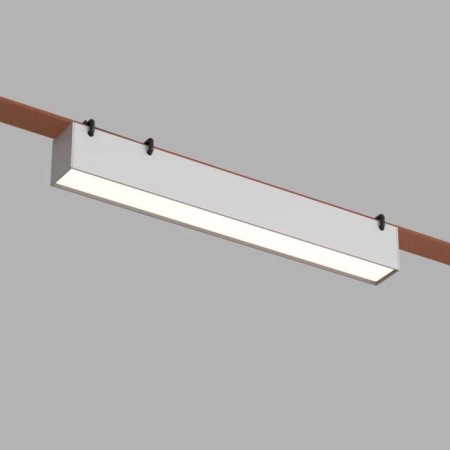 DK5574-WH Belty Linear Light with LED L323MM H45MM 48V 120 ° 4000K IP20 white aluminum