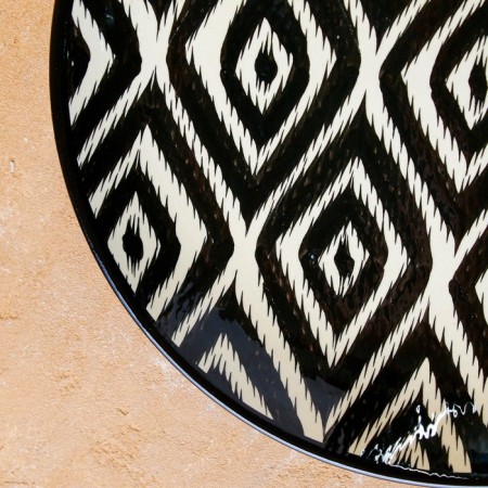 Lryagan Round Rishtan Ceramics 28cm, Atlas-2