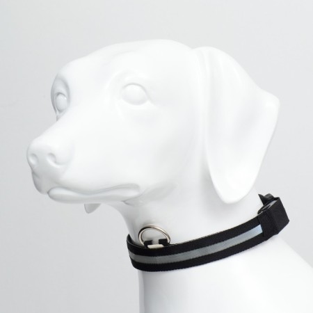 Collar with backlight size L, Osh 45-52 x 2.5 cm, 3 glow modes black-9