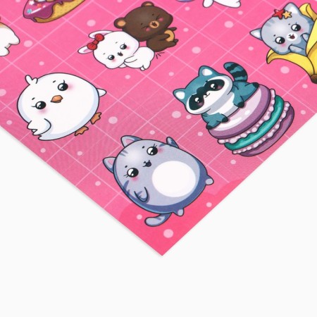 Paper stickers "cuties", 11 x 15.5 cm-1