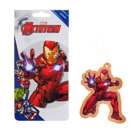 The fragrance of the suspended marvel is iron man, vanilla