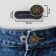A button for expanding the belt, 17 mm, antique color