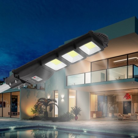 Console lamp era on a sunny battery with a motion sensor of theip65, 60W, 1100lm, 5000k, black-15