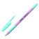Ballpoint handle Berlingo "Tribase Grip Haze", 0.7 mm, flu, blue, mix