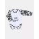 Body baby with a long sleeve Rant Milk-Aholic, height 68 cm, white color
