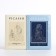 Gift set: 2 covers for passport, beige/blue color