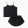 Female pajamas (top, shorts) KAFTAN Rr. 44, col. black