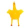 Magic "chicken", with water, with an egg, yellow color