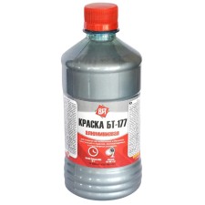 BT-177 Silver paint 0.5l Tsaritsyn paints
