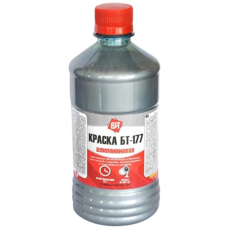 BT-177 Silver paint 0.5l Tsaritsyn paints