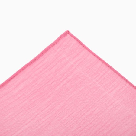 Textile scarf, pink color, size 70x70-3