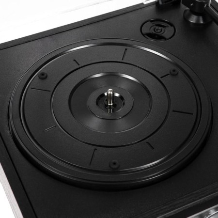 Ritmix LP-200B vinyl disks player, 10 watts, 3 speeds, BT, AUX, FM, RCA, Black-2