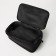 Cosmetic bag, 3 parts on zippers, black color