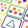 Game set with sticks "Study the score and colors", counting sticks, according to the Montessori method