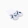 Double female mittens, white color, river 18