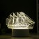 FRAGAT Lamp Led White from the network 9.5x15x16cm Risalux