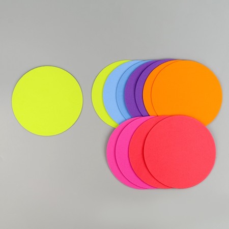 Set of figures from EVA "Circle", 12 pcs., Mix color-1