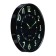 Watch Wall Interior "Green Eye", fluorescent, silent, 30 x 30 cm, aa