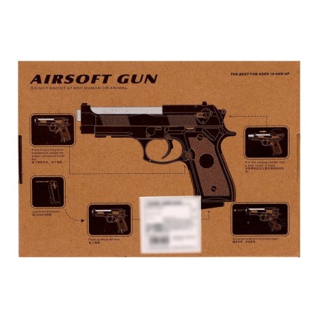 Pistol Beretta S.T.A.R.S, with metal elements-5