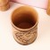 TUES "Flowerers", Round, D = 8 cm, birch bark