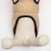 Lightning dog jacket, size 14 (ds 32 cm, OG 42 cm, Osh 31 cm), beige with orange