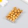 Beads for creativity, wood in the jar "Galls with natural gaps" set 22-24 pcs d = 1 cm