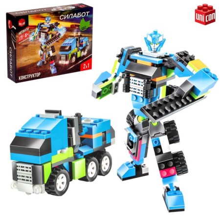 Constructor-transformer "Truck", 119 parts, MIX color