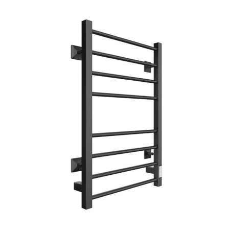 Electric towel "Dvin" S Plaza Neo, 800x500 mm, Dimmer Square, Black