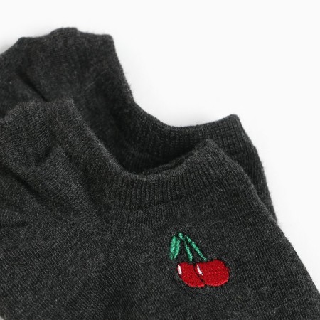 Women's socks shortened minku "cherry" color gray, river 36-39 (23-25 ​​cm) 7488411-1
