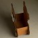 Kashpo "Mishutka" Small, 13.5x7x16.5 cm, oak, brown