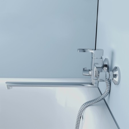 IDDIS BILD BILSB00I10WA bath mixer, long spout, chrome-9